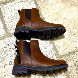 Sorel Waterproof Lennox Chelsea Leather Boots New with tags  SIZE 5.5